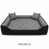 Beste Prijs Hondenbed XXL 130x105 cm – Waterdichte Hondenmand – Binnenmaat 115x90 cm – Wasbaar – Extra Comfort