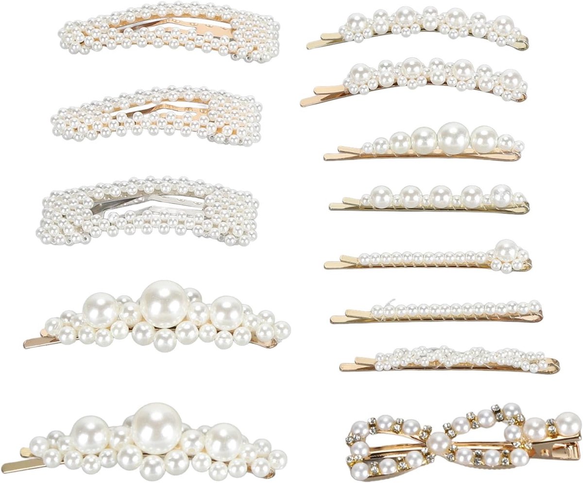 Haarspeldjes, Elegante Decoratieve Nep Parel Haarspeldjes voor Vrouwen, Lichtgewicht en Stijlvolle Haaraccessoires voor Bruiloften en Feesten