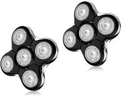 2 stuks vervangende scheerkoppen voor Remington kaalheidscheer apparaat XR7000, XR1500, XR1501, nauwkeurige scheerbeurt voor heren, kaalheidscheerapparaat heren