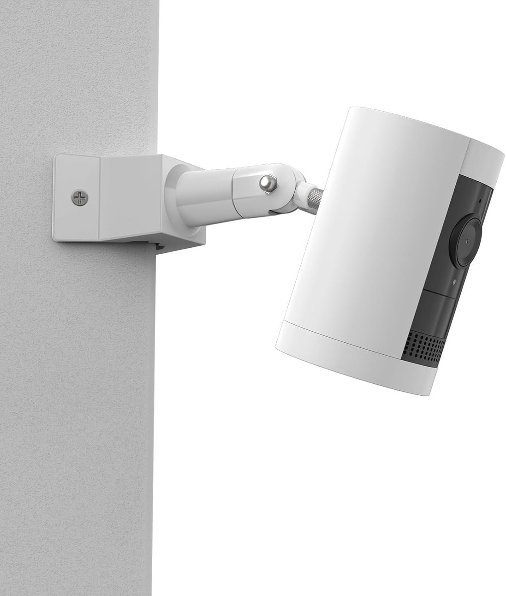 90° wandhoekbeugel compatibel met Rin g buitencamera batterij Stick Up Cam Battery/Plug-in/Pro, binnencamera (Indoor Cam), Spotlight camera Pro/Plus, Blink camera | wit