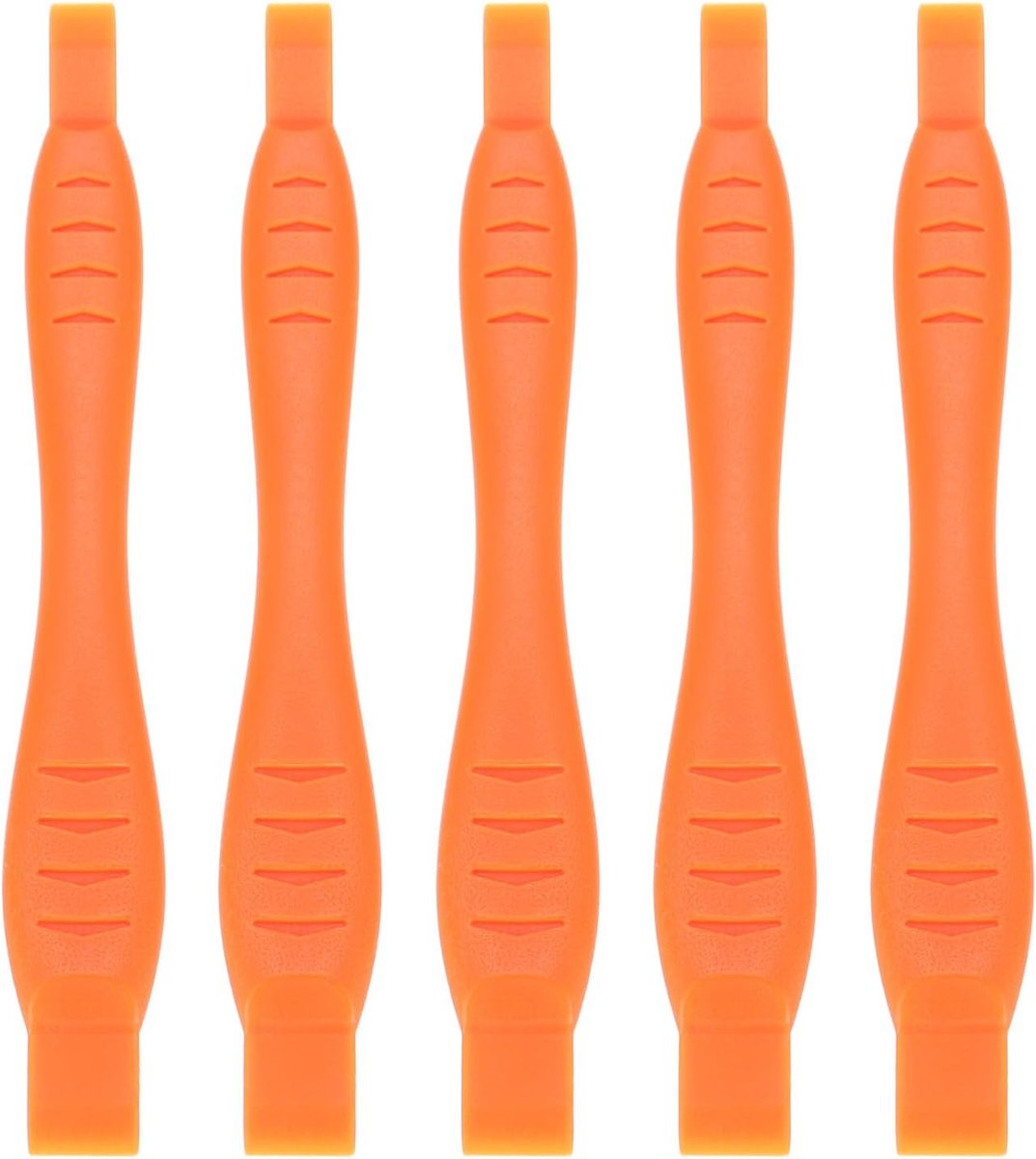 5 stuks universele Pry Spudger gereedschap, telefoon Pry openingsgereedschap, kunststof breekijzer voor mobiele telefoon, pc, laptop tablet, beeldschermreparatie, oranje