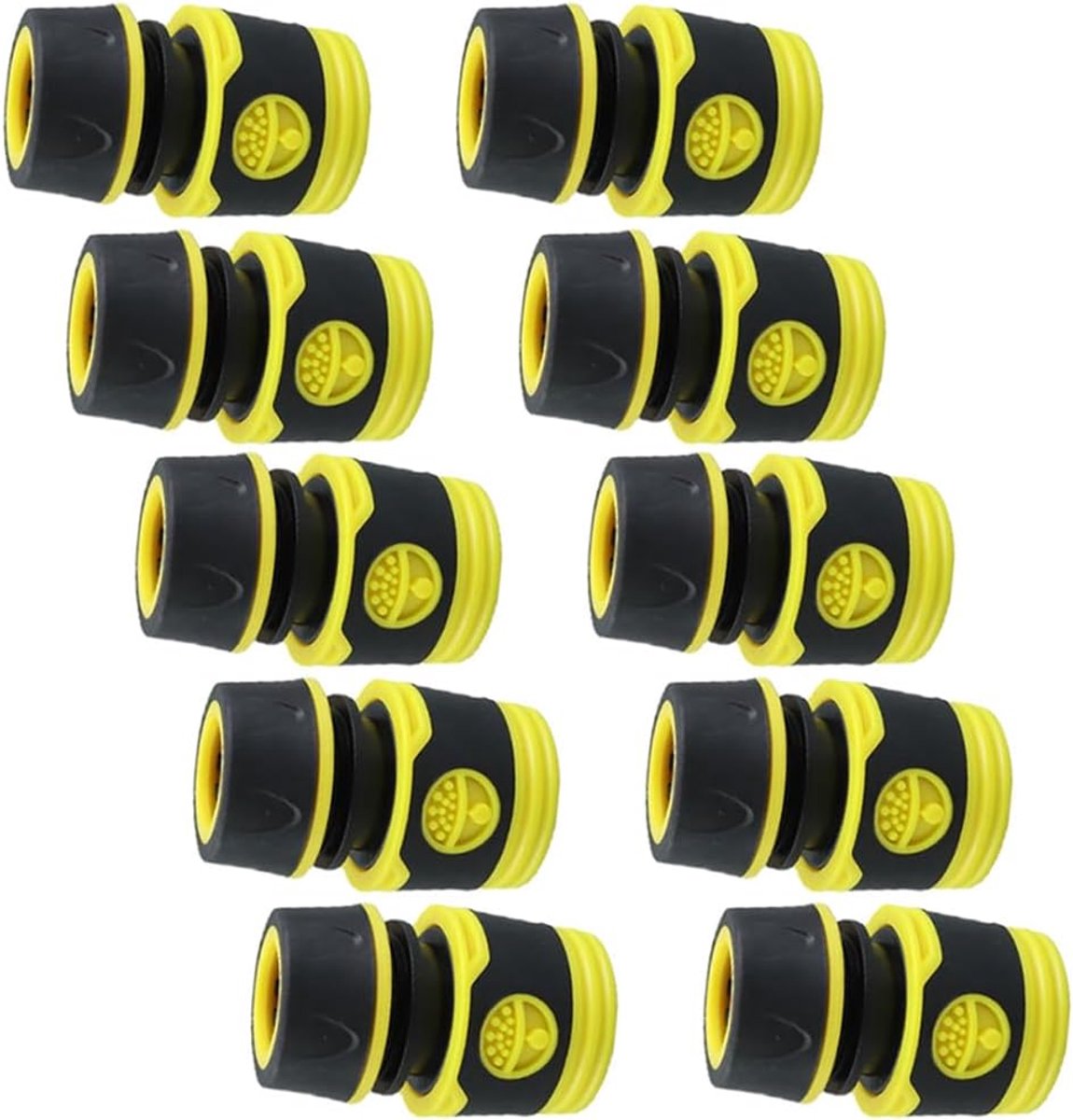 10 stuks tuinslangaansluiting 1/2 inch tuinslang verbindingsstuk tuinslang snelkoppeling slangkoppeling kunststof slangkoppeling voor huis waterkraan