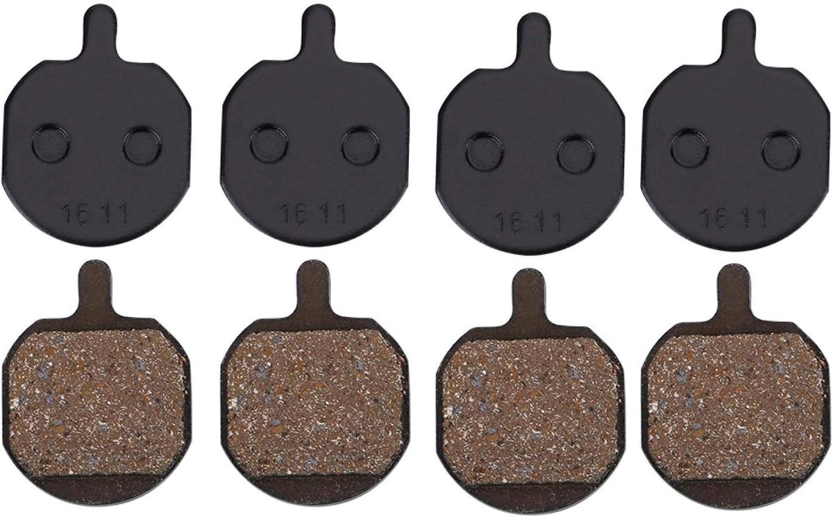 4 paar mountainbike schijfremblokken, voor Hayes Sole MX2 / 3/4/5 CX5 GX-C GX2, 0.98 x 0.78 inch