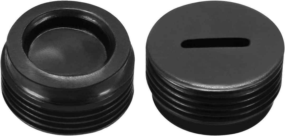 borstelhouder doppen plastic afdekkappen [voor motorborstels] - 16 mm AD/2 stuks