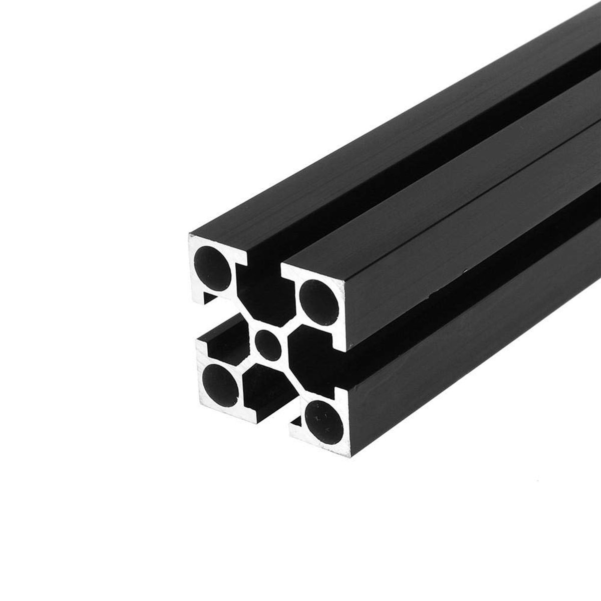 Zwart 200-1200 mm Lengte 4040 Aluminium Profiel Extrusie Frame voor CNC (350mm)