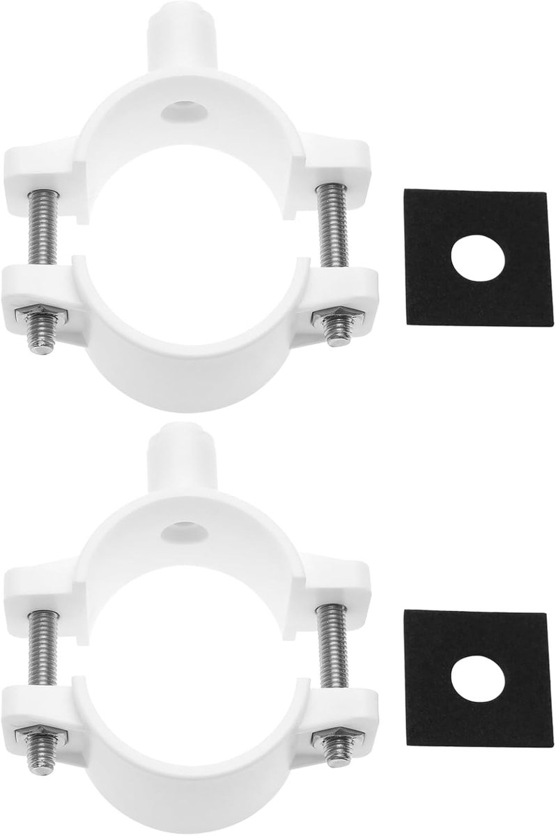 2-delige witte afvoerzadelklepklem 1/4" snelkoppeling slangpijpadapter voor omgekeerde osmosesysteem waterfilters afvoerwaterklem met sponspad
