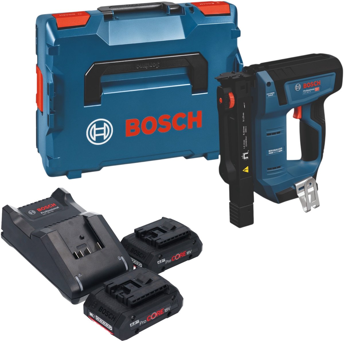 Bosch 0601482801 GTH 18V-14 accu-houtklammer - zonder accu - zonder oplader + L-BOXX