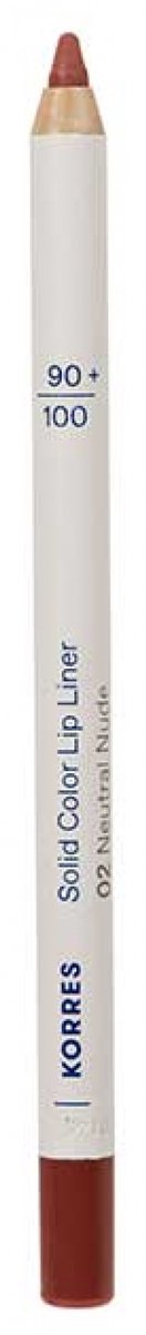 Korres Solid Color Lip Liner 1,2 g (Tint : 02 Neutraal Naakt)