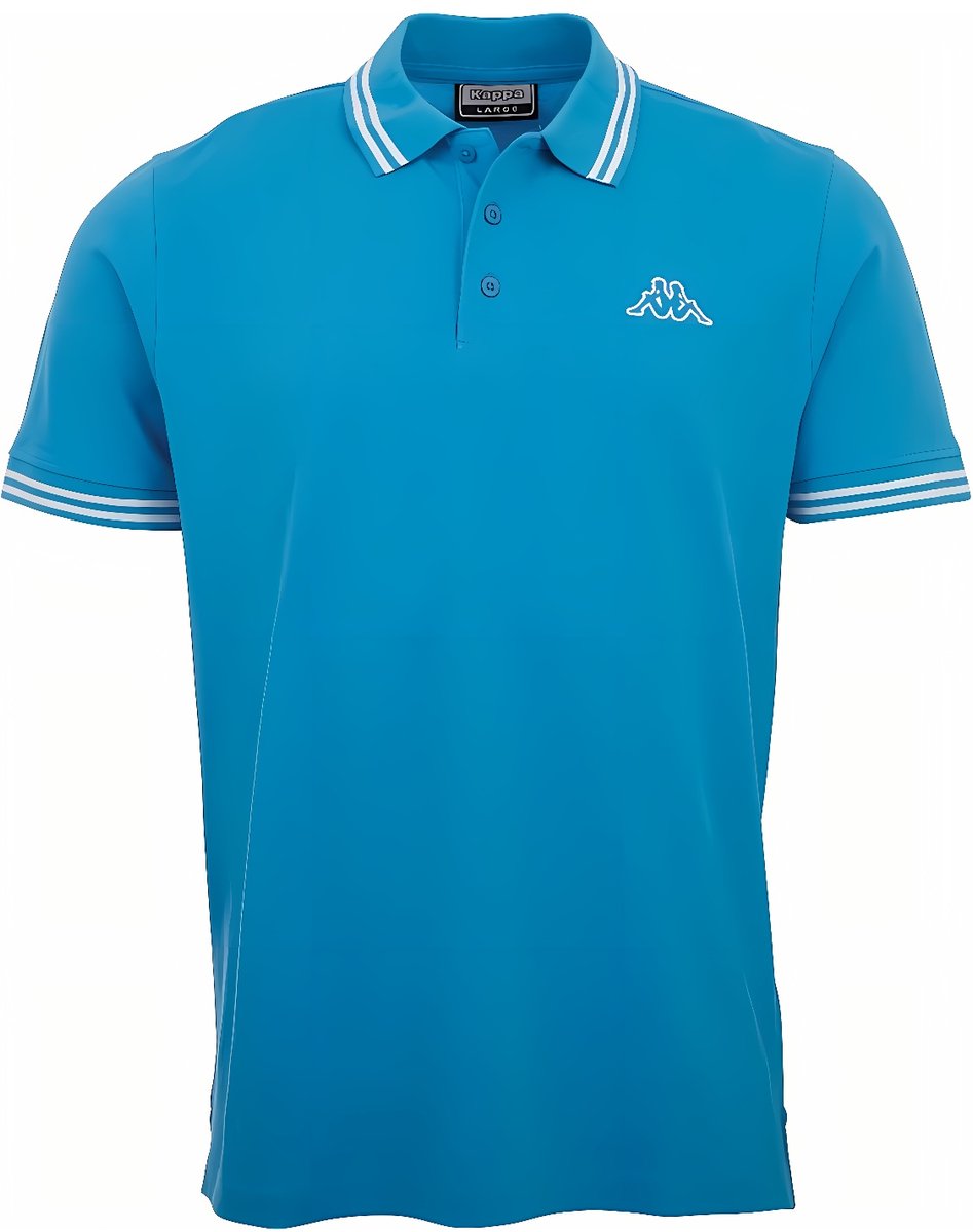 Kappa-poloshirt voor heren 709361 Malibu -XL 17-4435-blau