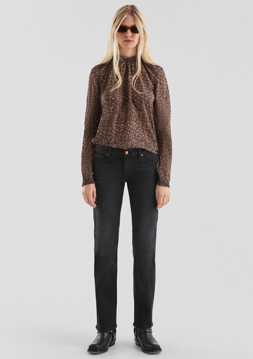 Q/S designed by - Dames broek - Maat W34 x L32 - Vrouwen - ZWART - voering