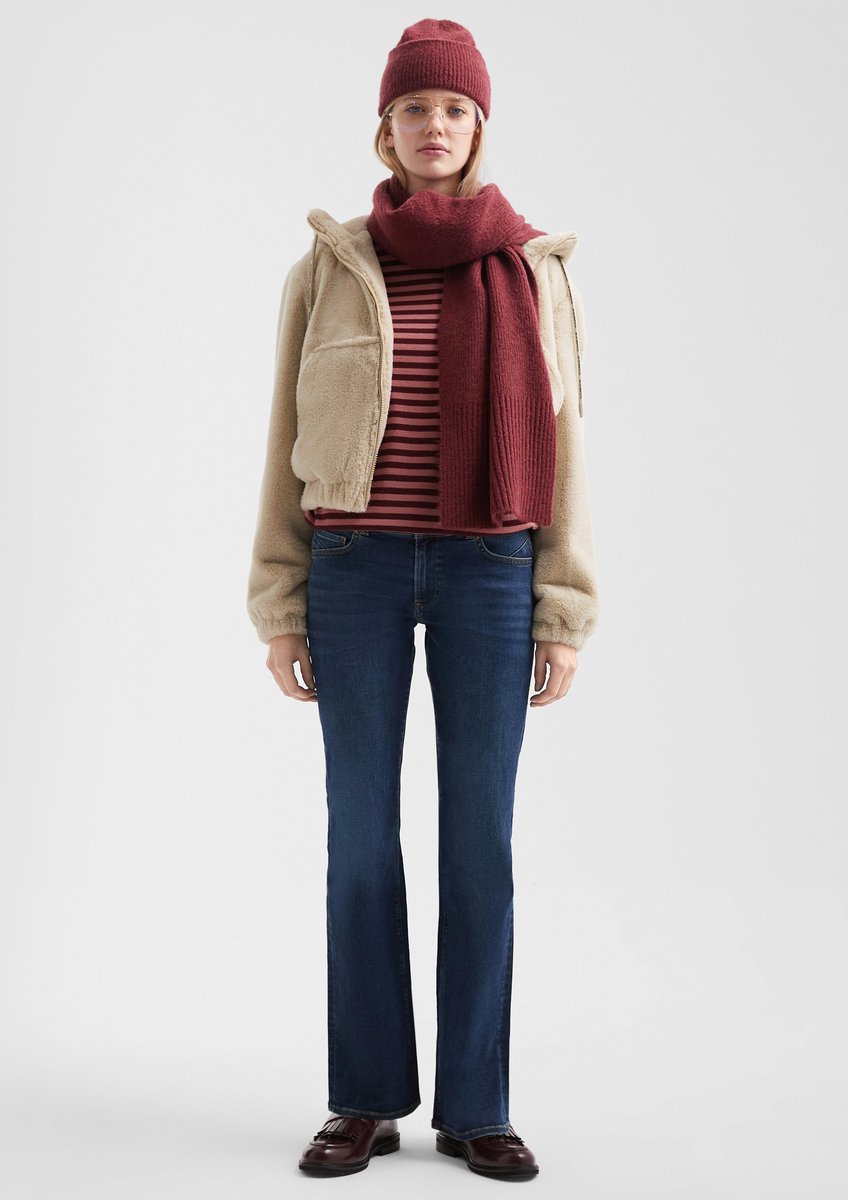 Q/S designed by - Dames jeans broek - Maat 34/L 32 - Vrouwen - Jeans - voering