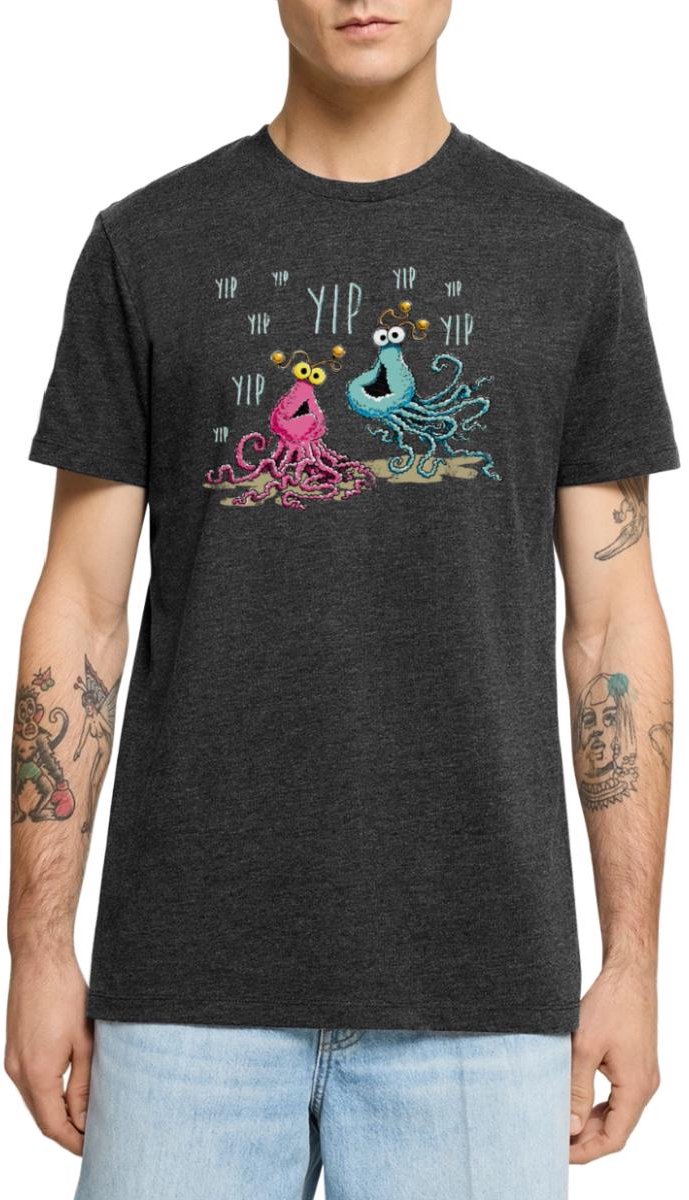 Sesamstraat Yip Yip Alien Premium T Shirt Heren