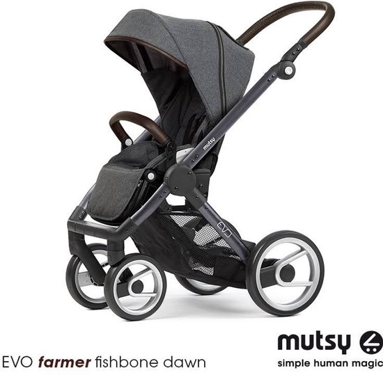 MUTSY - EVO - Onderstel - Farmer Black & Buggy Farmer Fishbone Dawn van Mutsy — afbeelding 3