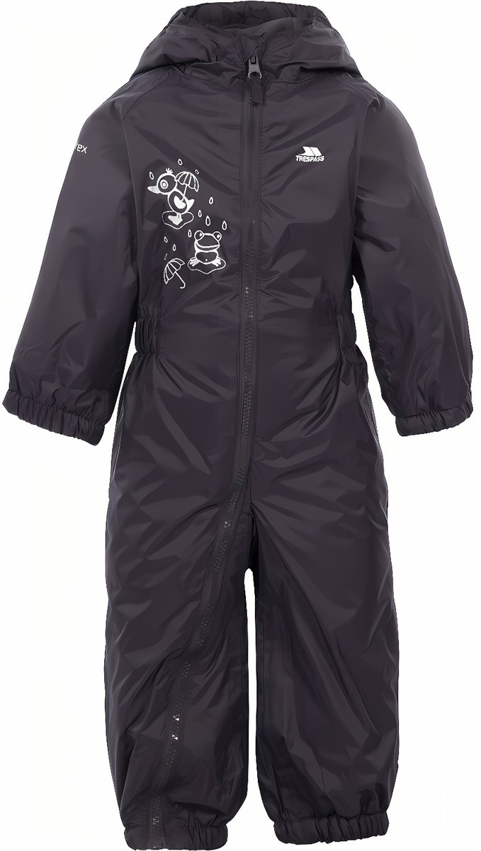 Trespass kindersneeuwpak Dripdrop Rain Suit donkergrijs - 12/18