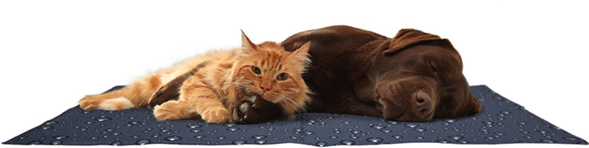 Cocapet - koelmat - koelkussen -verkoelende benchmat - 70 x 50 - flamingo - voor honden en katten