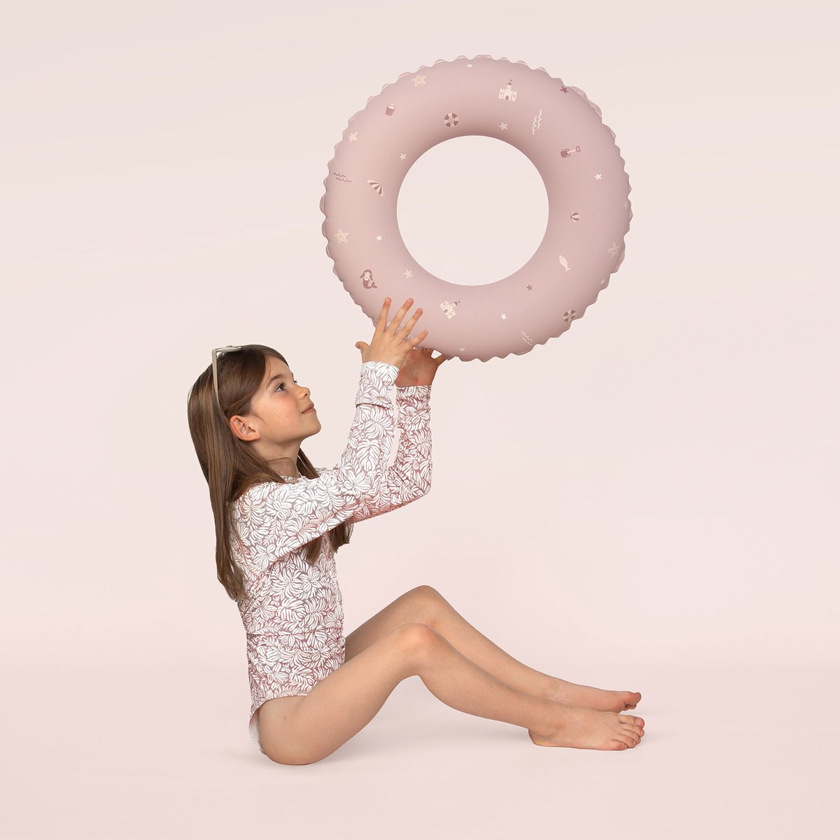 Sipo - Zwemaccessoiresset - Zwembandjes & Zwemband - voor Kinderen 3-6 Jaar - Opblaasbare Zwemvleugels - Zwemring Kind - Zwemhulpmiddel - Geschikt voor 15-30 kg - Zwemaccessoires voor Peuters - PVC - Roze – foto 5