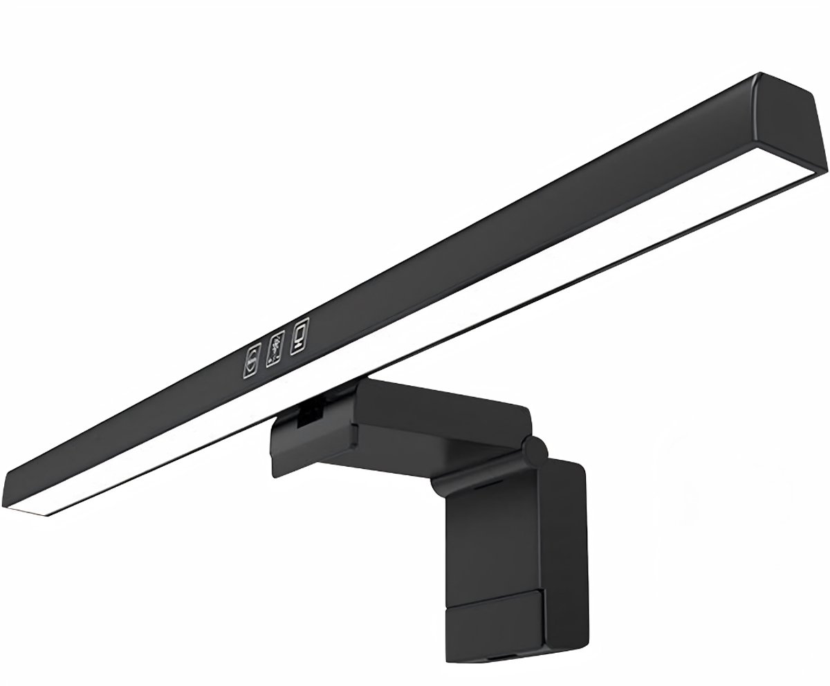 QORA® Monitorlamp - Monitor Lightbar - Monitorlicht - Monitor Licht - Zwart - 40cm x 12cm x 9cm