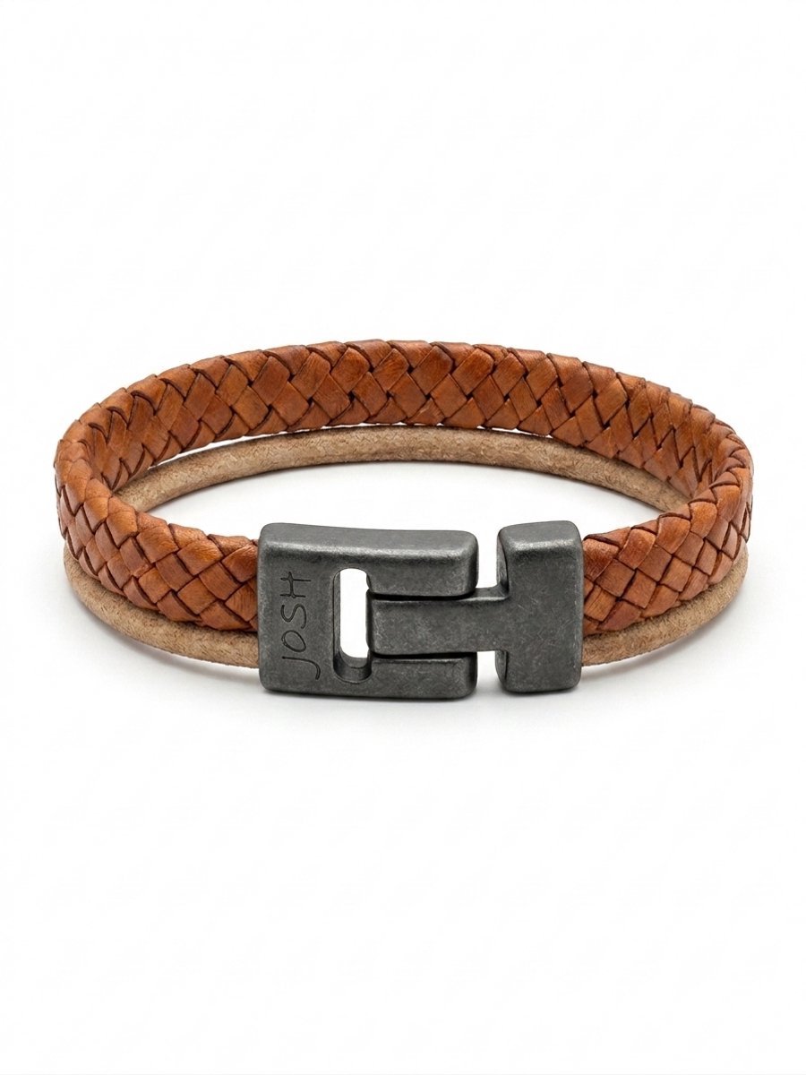 Josh Leren Armband 25040VB/CGNC/LME L 21cm