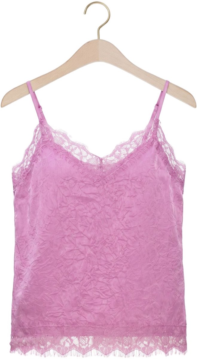 Ydence Top Callie Tops & T-shirts Dames - Shirt - Fuchsia - Maat L