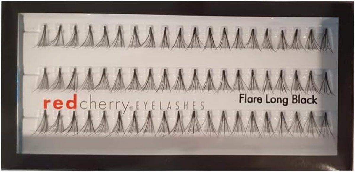 Red Cherry Eyelashes - Individual Lashes - Flare Long - ShopVlot