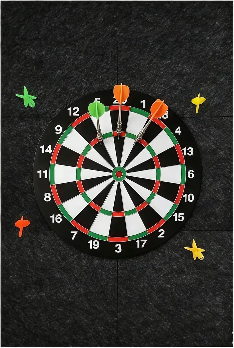 Casossuixin Dartboard-muurbescherming, vilten dartbord, muurbescherming, zelfklevend, gesplitst, wandomranding voor - ShopVlot