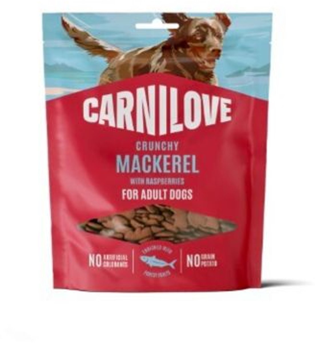 Carnilove Crunchy Snack - Makreel & framboos (200gr) - knapperige beloning voor honden