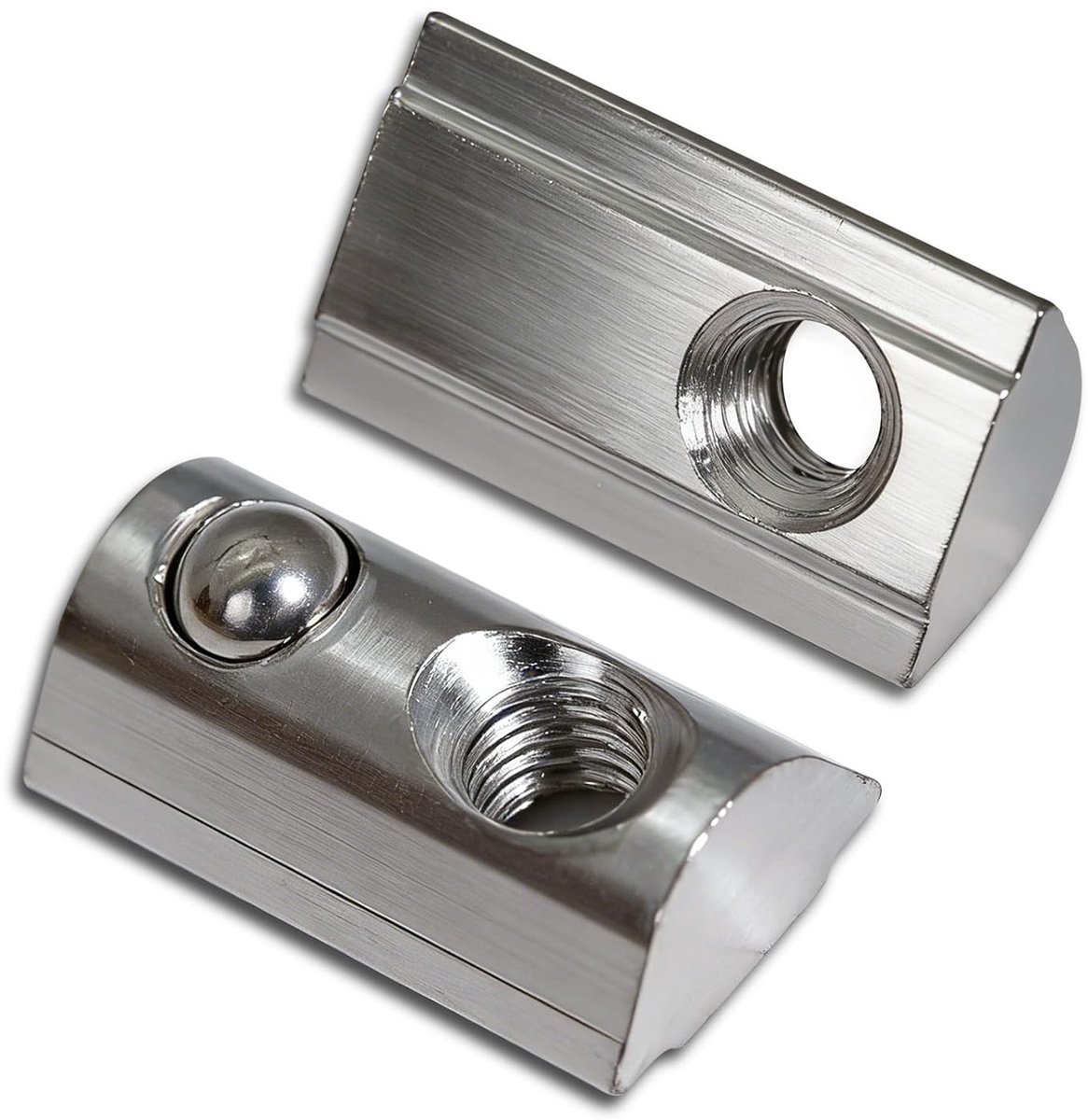 42 Pcs Ball Nut Groove Stones 8, 40 Series Groove Stone M6 Thread with Centering Bridge, Carbon Steel Lubricating Nut - ShopVlot
