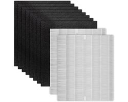 2 Sets AP-1512HH Replacement Filters For Coway Airmega AP-1512HH Air Purifier, 2Pcs H13 True Filters and 8 Activated - ShopVlot