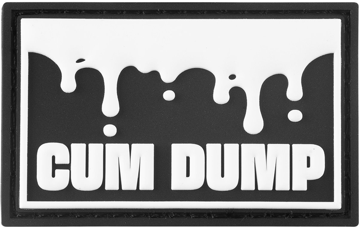 Fuck&Fist - Wear It - CUM DUMP - Fetish Tag met Klittenband