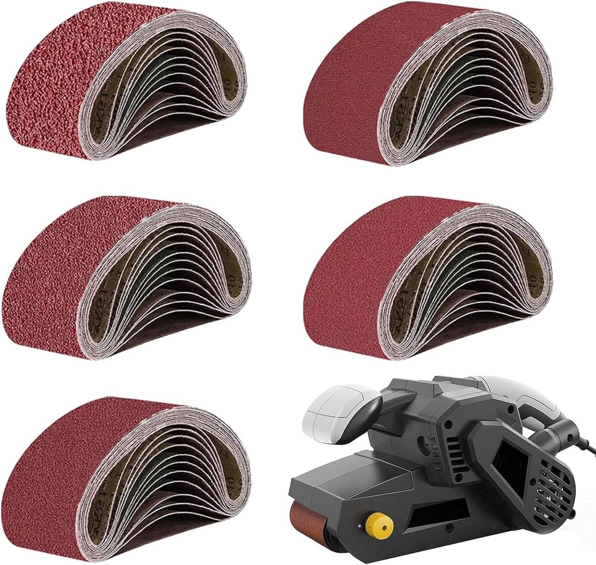 75 x 457 mm schuurbanden - 20 stuks voor houtbewerking, metaalbewerking en schuren van oppervlakken