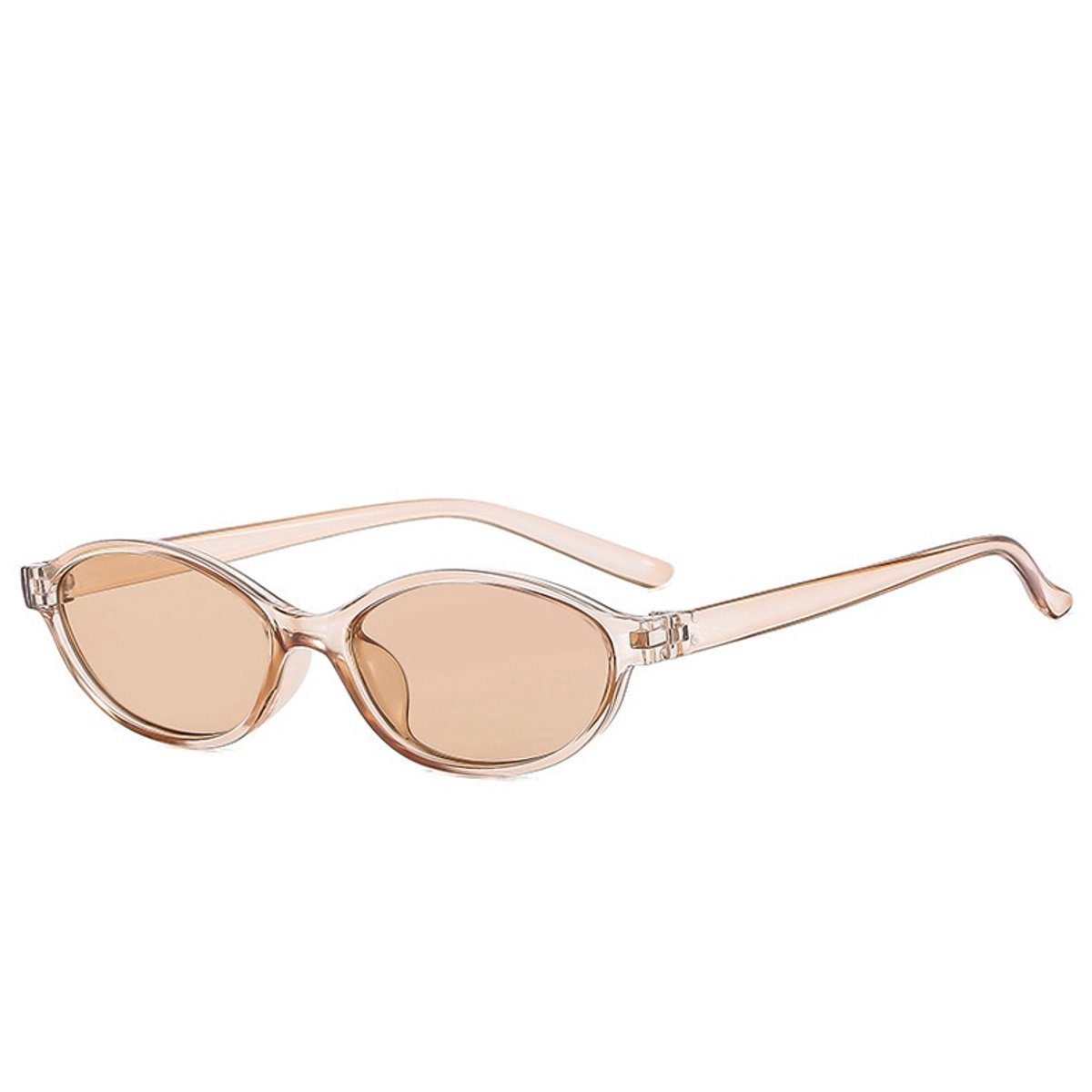 Casalora Cat Eye Zonnebril Dames – Retro Ovale Smalle Zonnebril – Trendy Vintage Zonnebril met UV400 Zonbescherming – Mode Zonnebril voor Dames