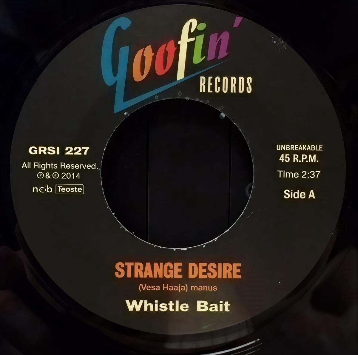 Whistle Bait - Strange Desire (7" Single)