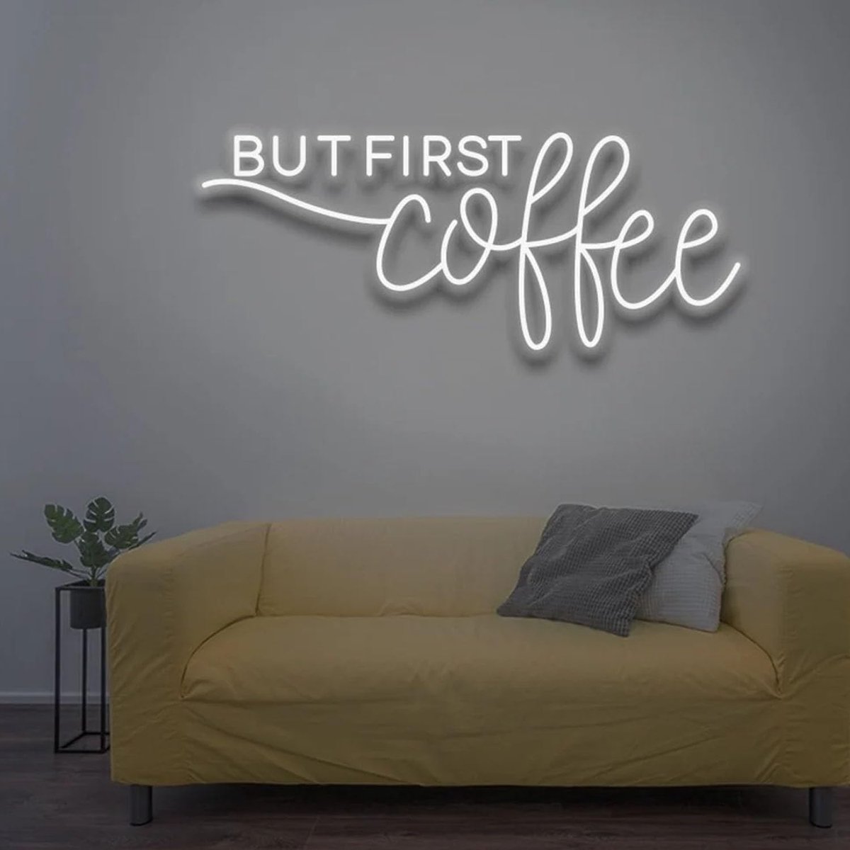 But First Coffee Neon Sign, Coffee Led Sign, Custom Neon Sign, Coffee Shop Wall Decoration, Coffee Lovers Gifts, Cafe - ShopVlot