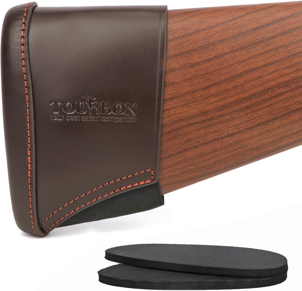 Genuine Leather Recoil Pads for Shotgun Rifle Shooting Extension Rifle Stock Pad with Inserts - ShopVlot