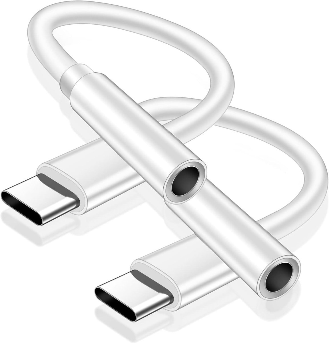 USB C naar 3.5mm Jack Adapter voor Hoofdtelefoon, Compatibel met Samsung Galaxy en Google Pixel, Ideaal voor MacBook Pro en Air