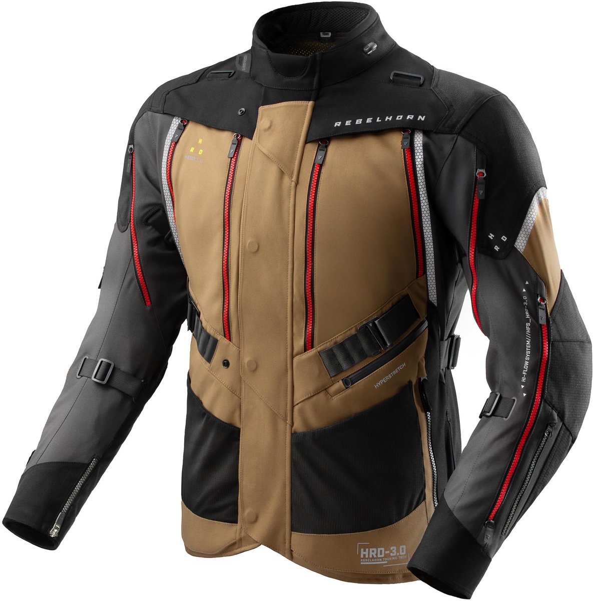 Rebelhorn Hardy 3.0 waterdichte motorfiets textieljas -