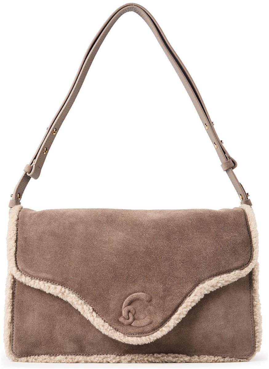 COCCINELLE schoudertas C-Me Sof. Su. Ec Shoulder Bag War. T / War. T / War Taupe