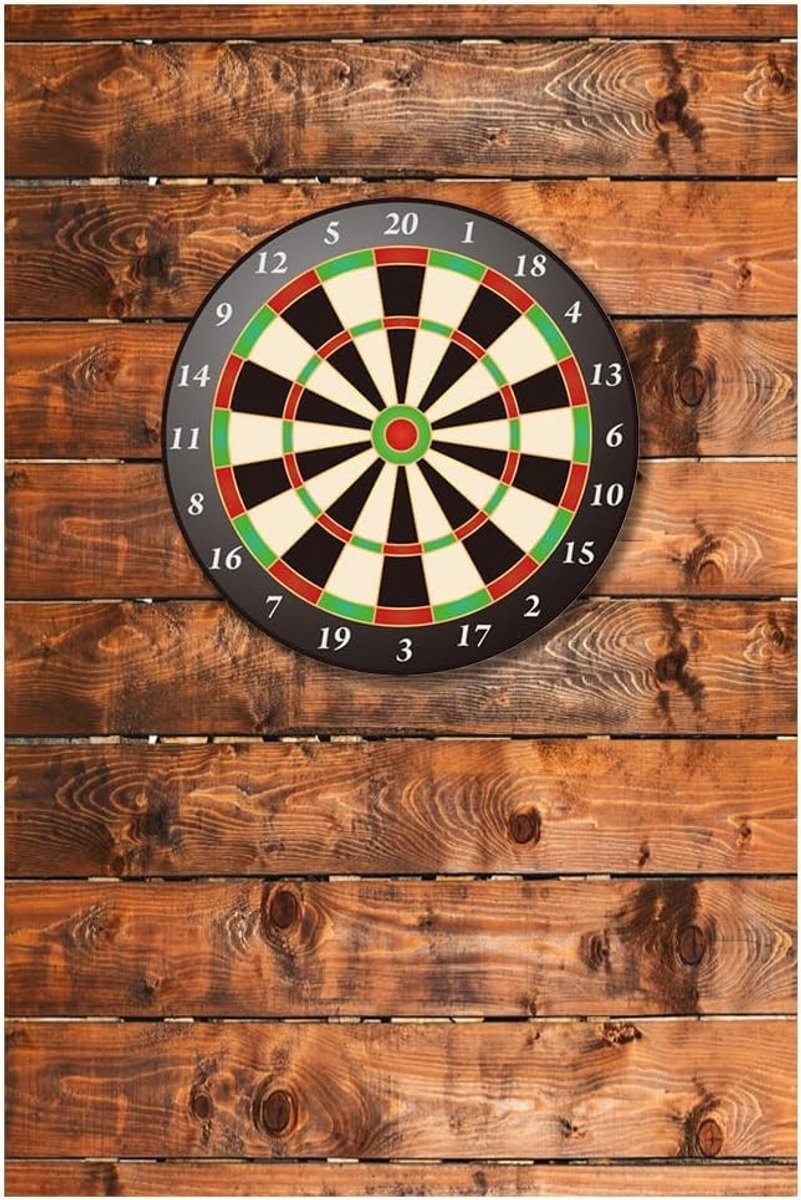 Dartbord omhulsel met 6 zelfklevende viltplaten, geluidsisolatie en wandbescherming (30 x 30 cm) voor optimale dartervaring en bescherming
