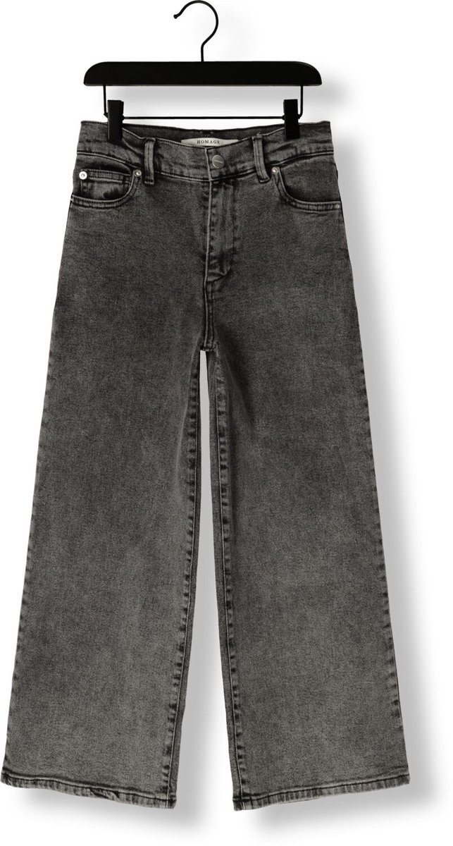 HOMAGE Rosie Jeans Meisjes - Broek - Donkergrijs - Maat 140