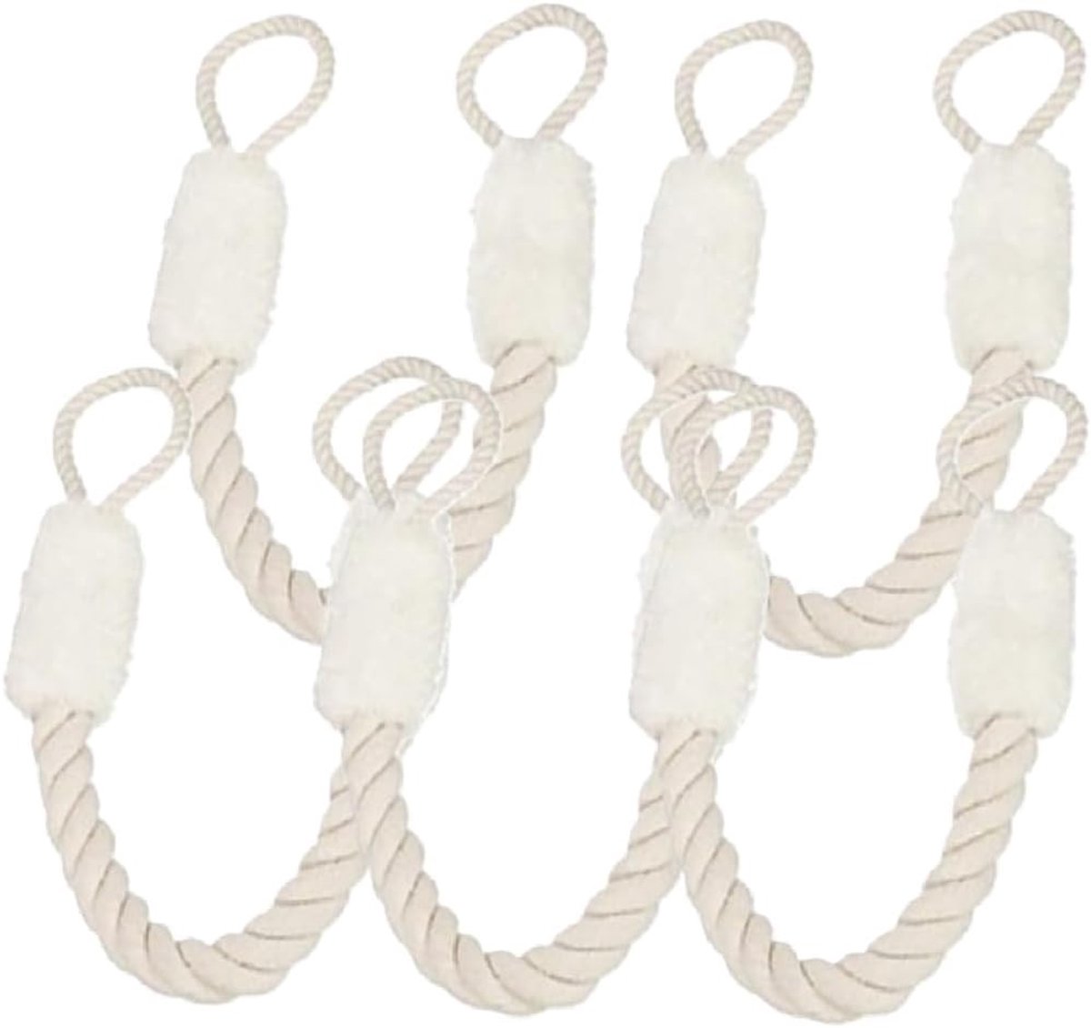 5-delige set deurkoordklemmen voor bescherming, deurstopper van katoen, vingerbescherming voor huisdieren en kasten