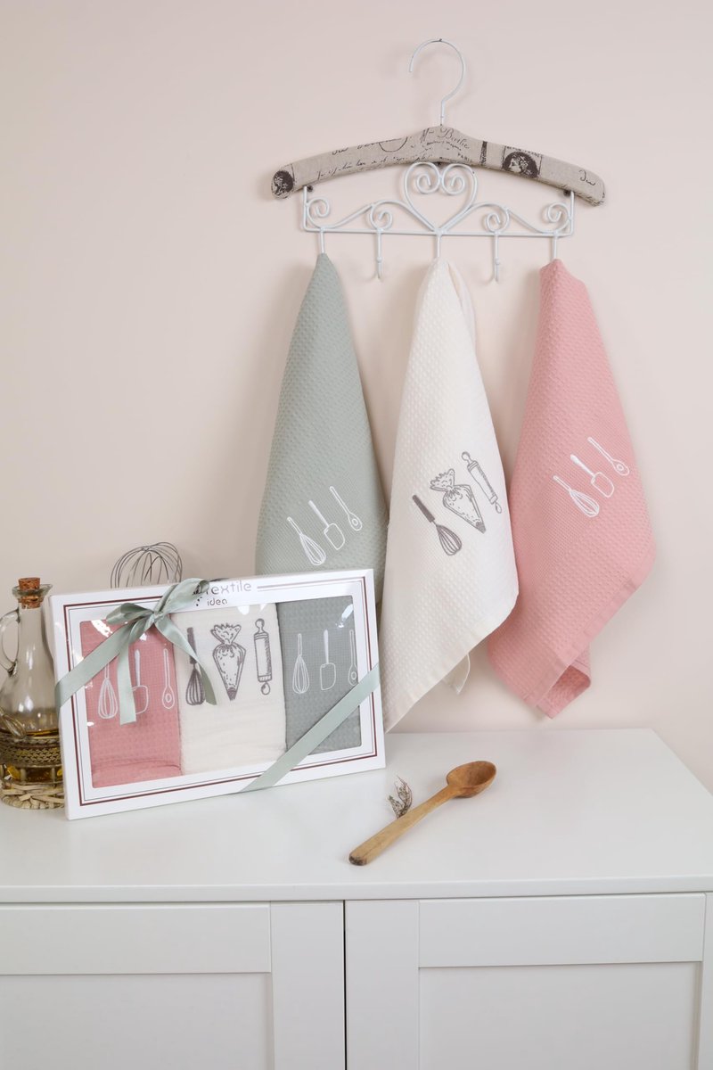 theedoeken 50 x 70 cm - 100% katoen - zacht en sneldrogend - ideaal als housewarmingscadeau - ShopVlot