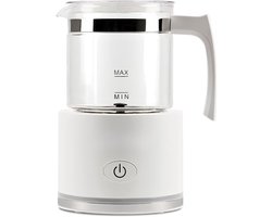 TYR® Melk Opschuimer - Elektrische Melkopschuimer - 250ml Capaciteit - Melkopschuimer - Wit - 12cm x 12cm x 20cm