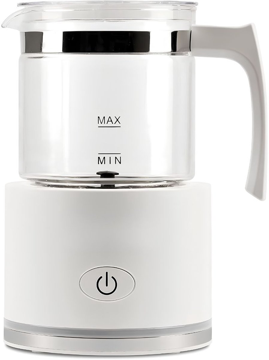 TYR® Melk Opschuimer - Elektrische Melkopschuimer - 250ml Capaciteit - Melkopschuimer - Wit - 12cm x 12cm x 20cm