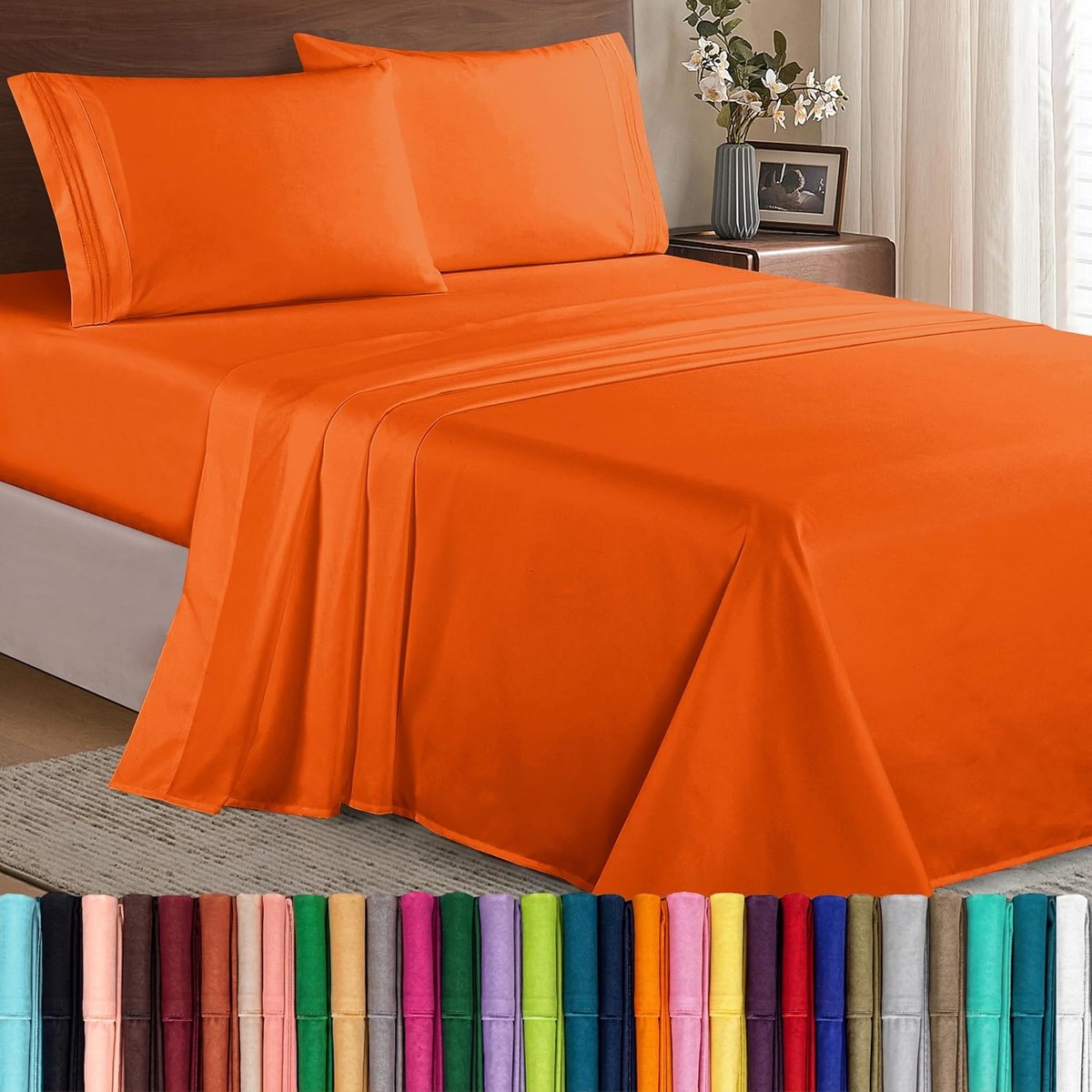 Beddengoedset Full - rondom elastisch hoeslaken - microvezel - luxe comfort voor een goede nachtrust - ShopVlot