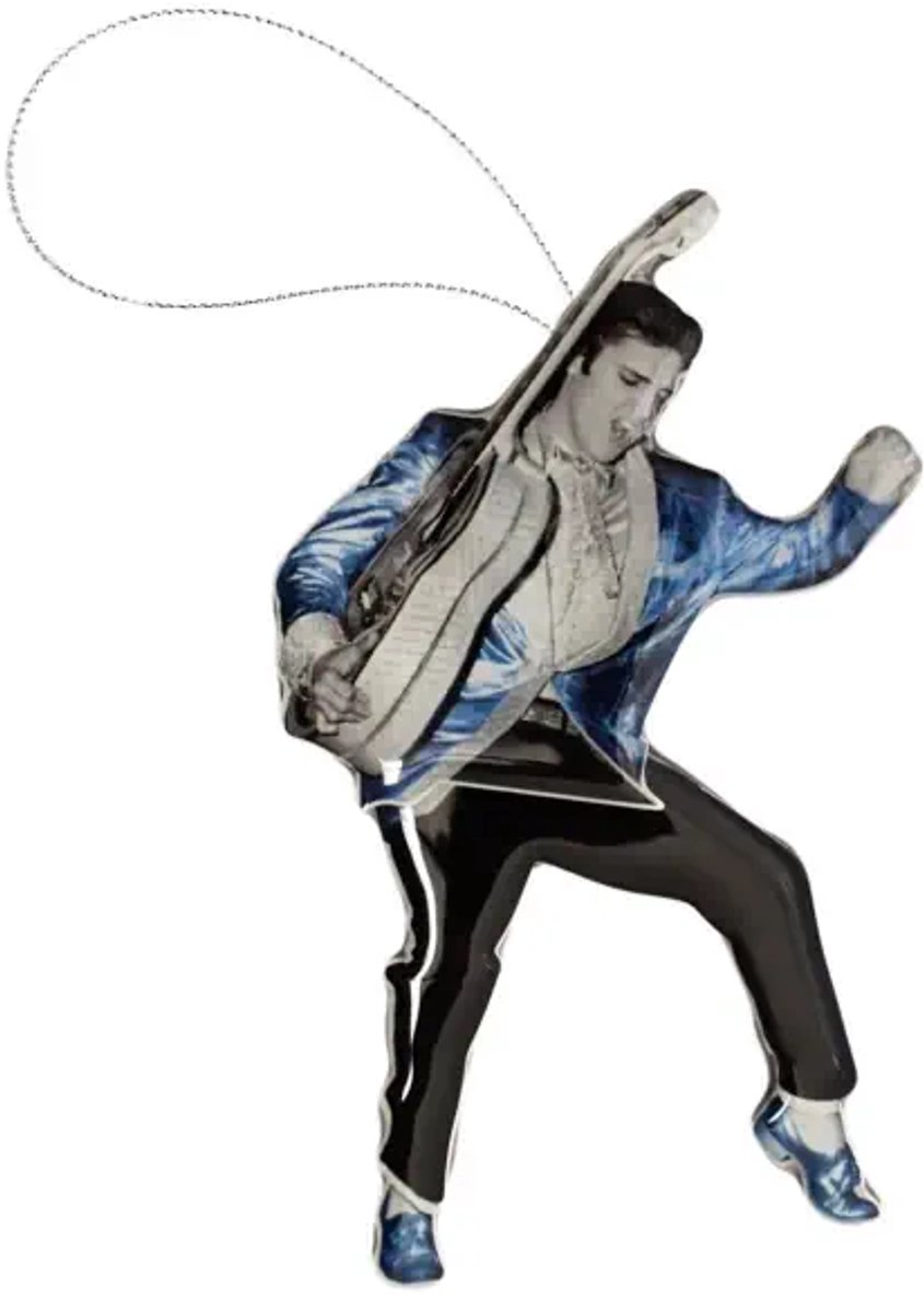 Elvis Presley Ornament – Blue Suede Shoes Swing