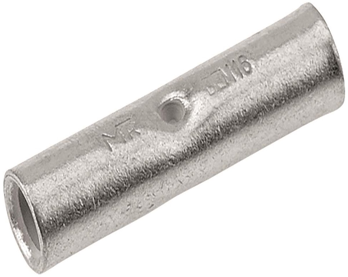 Cimco stootverbinder ongeïsoleerd 2,5mm² lengte 14,5mm vertind - per 100 stuks (180904)