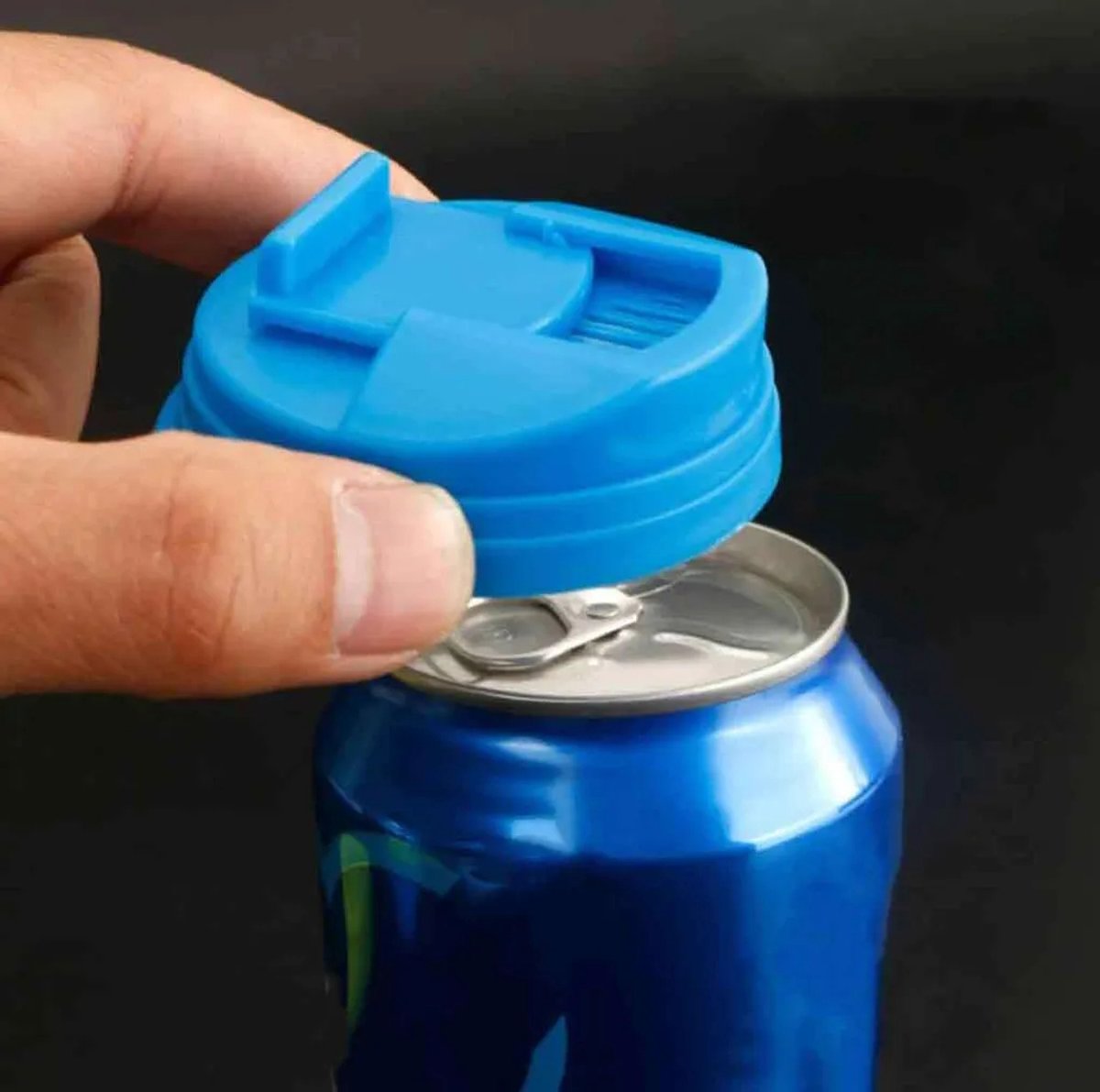 Driedelige deksel Geschikt voor drankblik, afsluiting Geschikt voor drankblik, drinkdop.