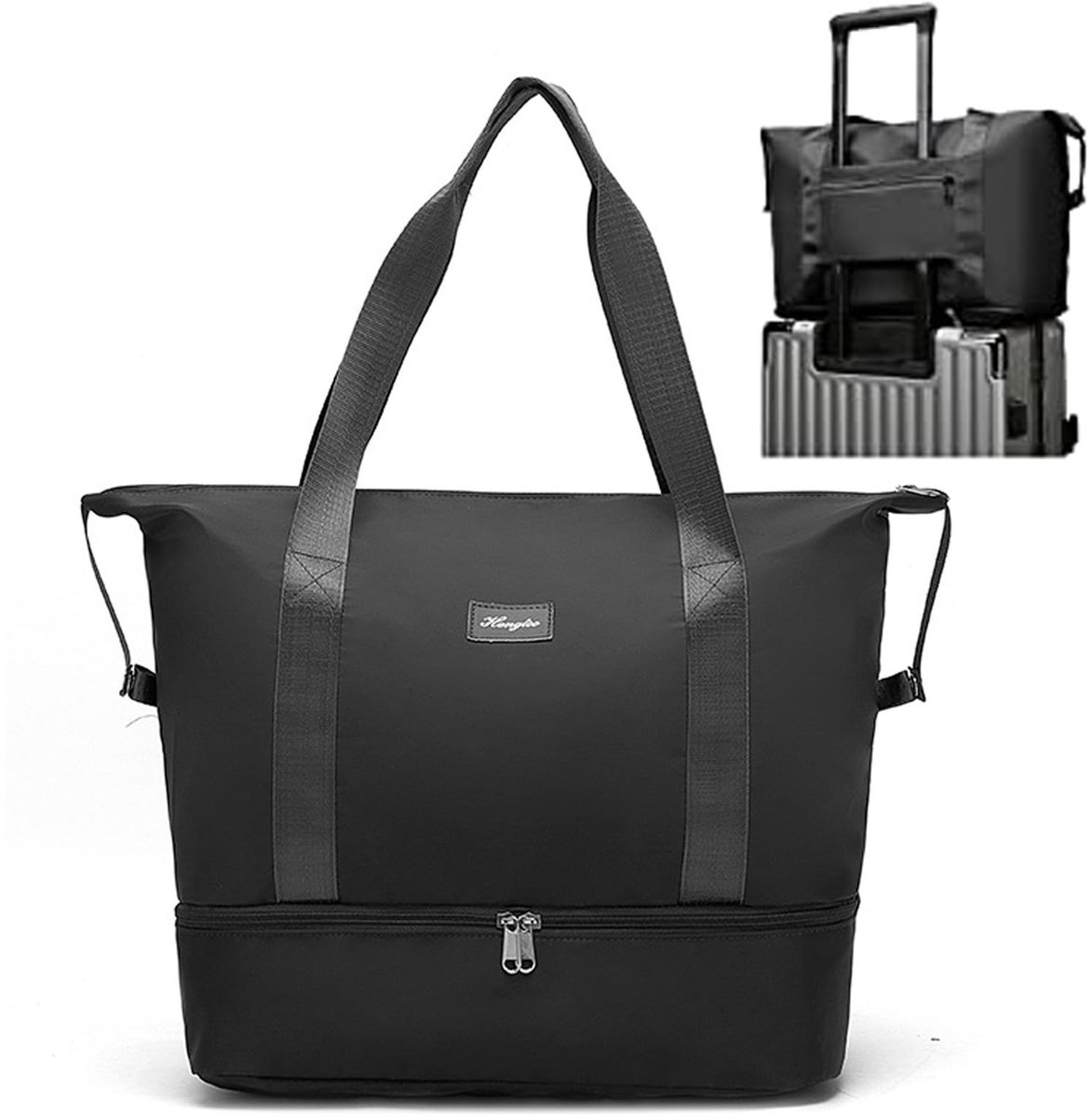 Reistas opvouwbaar 60L - waterdicht - sporttas - ideaal voor reizen - ShopVlot