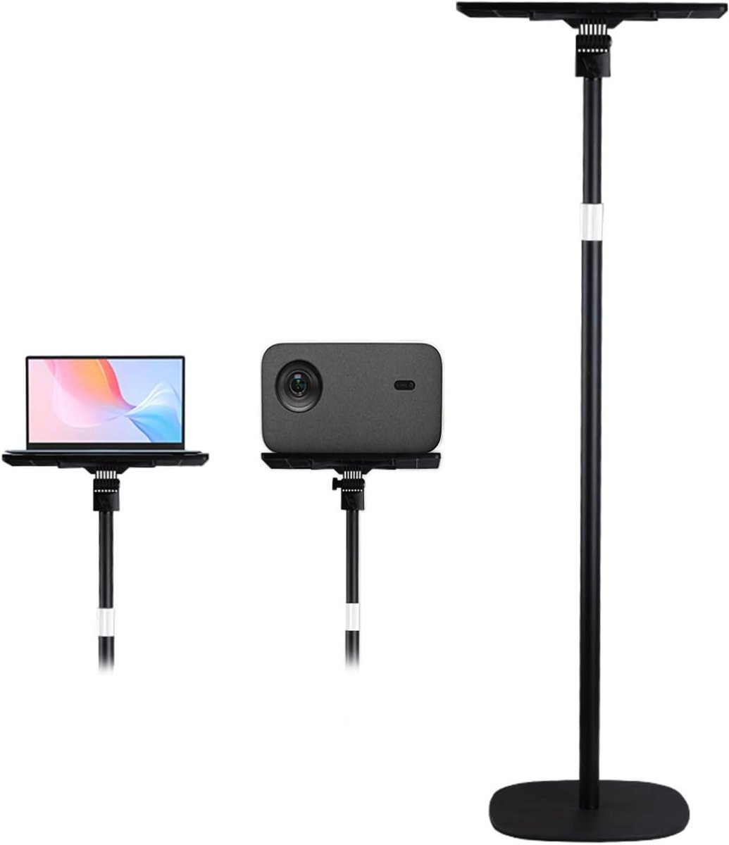 Projector standaard - Vloerstandaard - Presentaties geven - In hoogte verstelbaar - 7 kg draaglast - Zwart