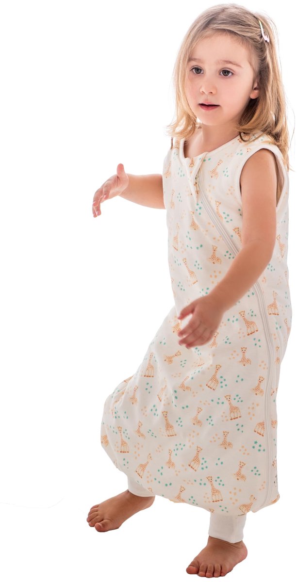 Babyslaapzak met voetjes 1.0 TOG - biologisch katoen - voor 6 maanden tot 5 jaar - comfortabel en veilig - ShopVlot